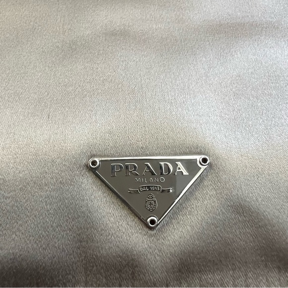 Prada Fumo Tessuto Vela Clutch - Picture 8 of 13